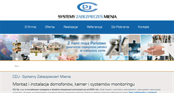 Desktop Screenshot of cdj.com.pl
