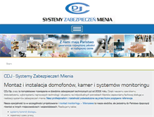 Tablet Screenshot of cdj.com.pl